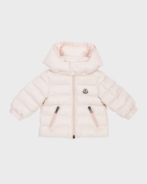 Girl's Jules Logo Patch Jacket, Size 12M-3