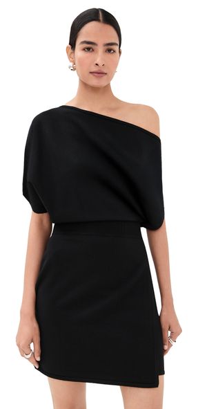 SIMKHAI Shania Mini Dress Black S