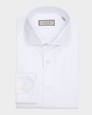 Men's Cotton Micro-Structure Dress Shirt