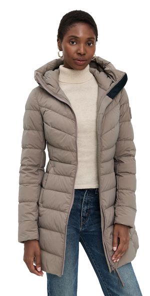 Canada Goose Clair Coat Taupe Grey L