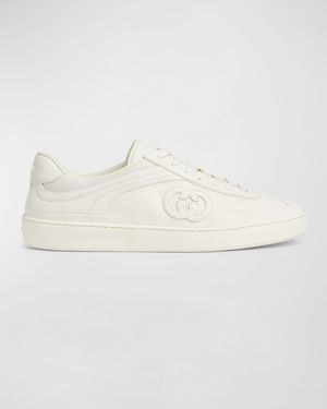 Men's G75 Canvas and Suede T-Toe Low-Top Sneakers