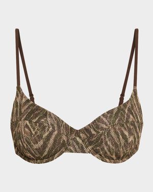 Printed Mona Bikini Top