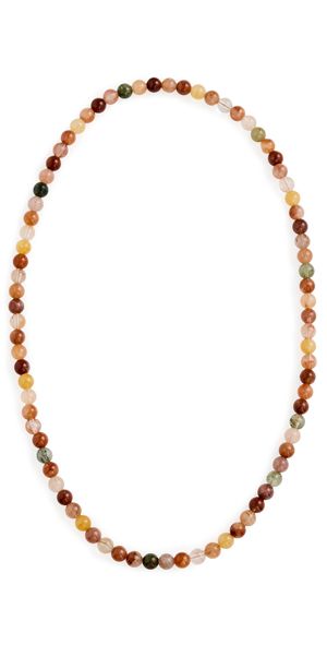 Alexa Leigh Beaded Necklace Natural One Size
