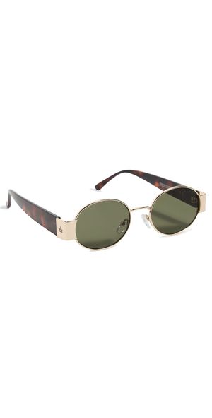AIRE Mars II Sunglasses Gold/Dark Tort One Size