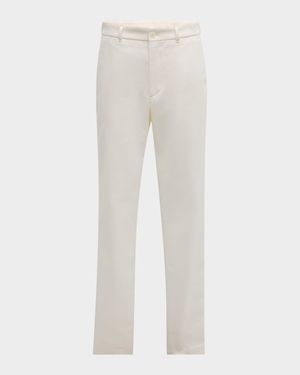 Men's Gabardine Diagonal Weave Trousers