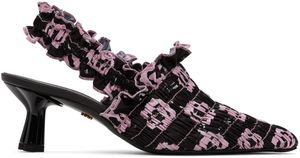 Amy Crookes Black Garden Heels