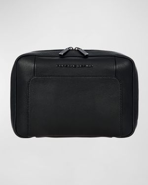 Roadster Leather Washbag, Large