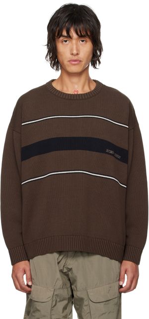 Robyn Lynch Brown Stripes Sweater