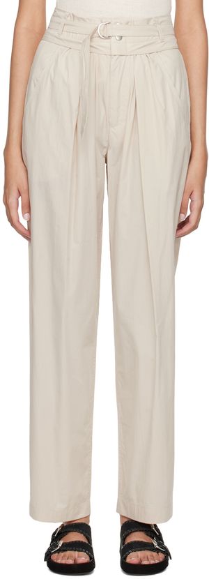 Isabel Marant Etoile Beige Celia Trousers