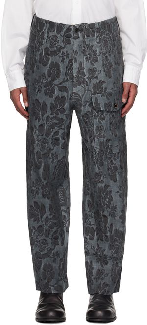 UMA WANG Gray Paxton Trousers