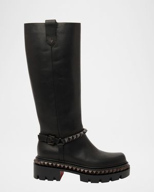 Marinetta Pyraclou Leather Knee-High Boots