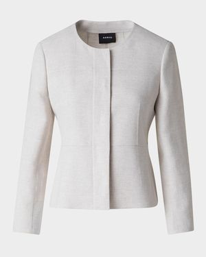 Tina Double-Face Fitted Jacket