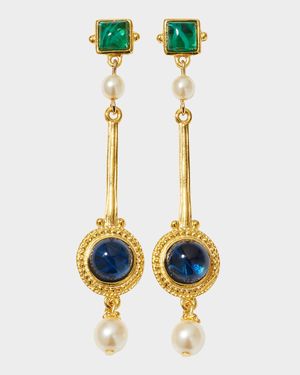 Byzantine Linear Earrings