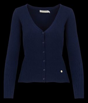 La Petite Etoile - Gilet ajusté en maille côtelée - Taille 3 - Bleu