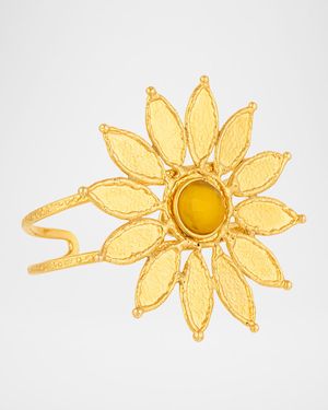Sunflower Cuff Bracelet