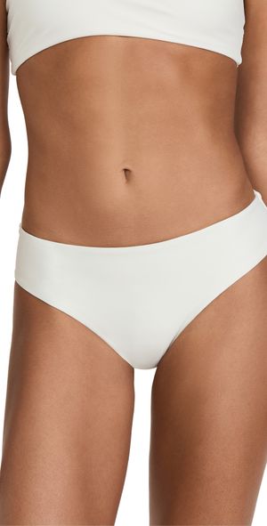 MIKOH Cruz Bay Full Coverage Bikini Bottoms Noir L