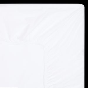 Au Printemps Paris Maison - Drap housse en coton - Taille 140x200 cm - Blanc