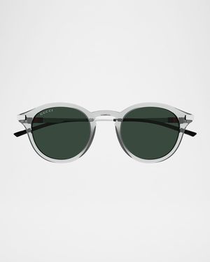 Men's GG1890SAM Acetate Round Sunglasses