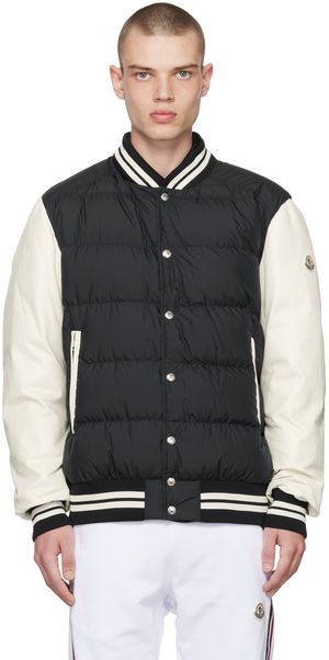 Moncler Black Ventoux Down Bomber Jacket