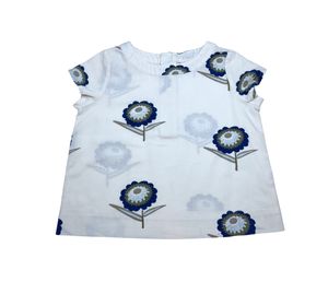 Bonpoint - Seconde Main - Blouse enfant blanc - 4 ans - Taille 4A - Blanc