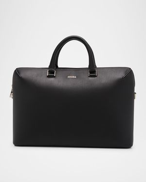 Men's Leather Business Briefcase