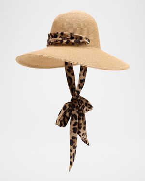 Cassidy Paper Hat W/ Scarf