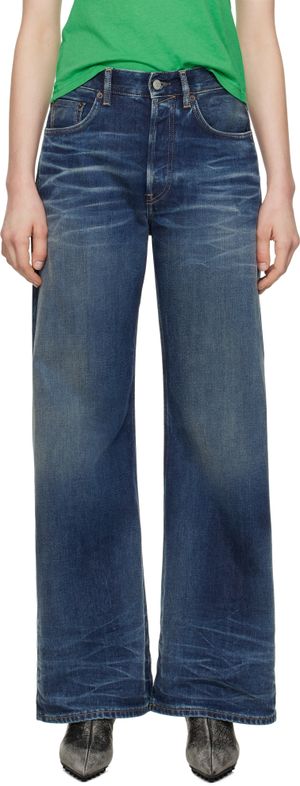 Acne Studios Blue Loose Fit 2021F Jeans