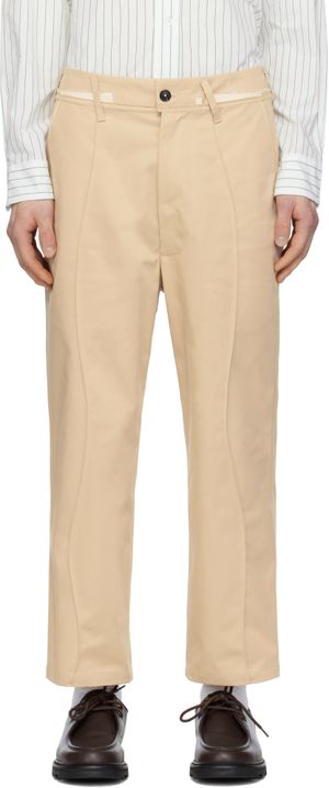 Camiel Fortgens Beige Slack Trousers