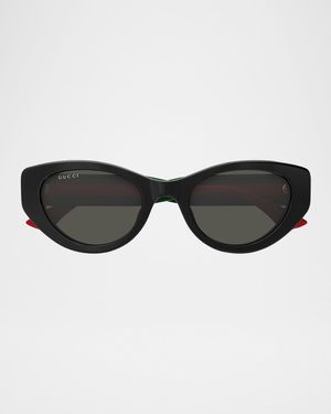 Cat-Eye Recycled Acetate Sunglasses