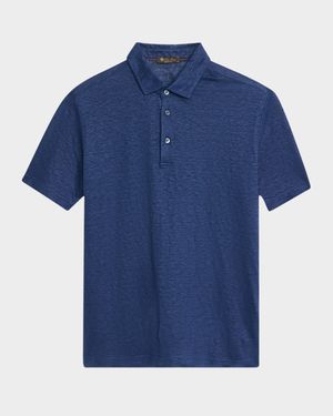 Men's Linen Jersey Dublon Polo Shirt