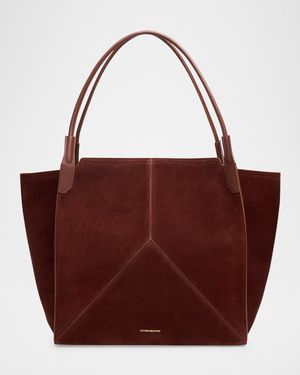Victoria Suede Tote Bag