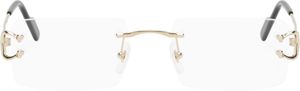Cartier Gold 'Signature C de Cartier' Glasses