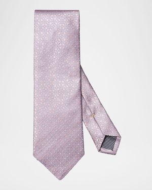 Men's Floral Silk Tie