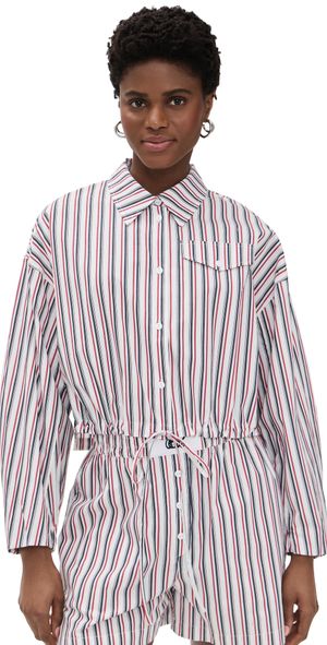 BAUM UND PFERDGARTEN Bryce Blouse Haute Red Stripe 34