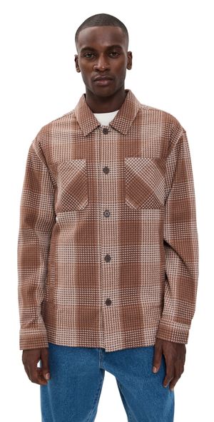 Fair Harbor Riptide Shirt Jacket Waffle Oak XL