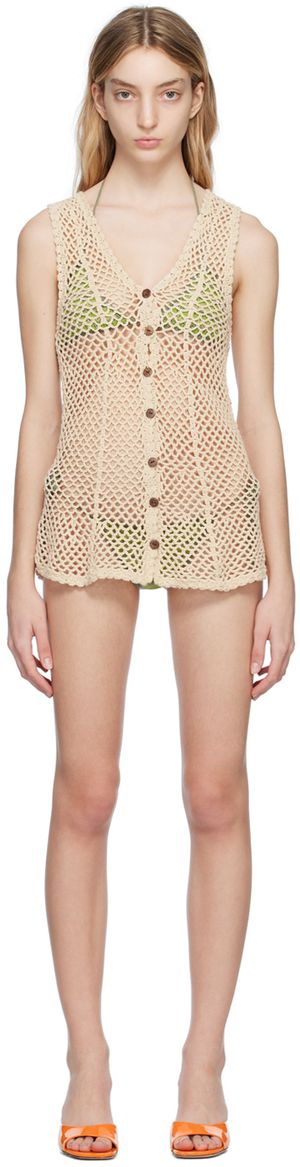 Akoia Beige Jala Minidress