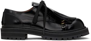 Marni Black Leather Dada Derbys