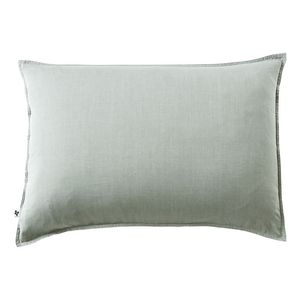 L'effet Papillon - Taie d'oreiller percale de coton - Taille 63x63 cm - Vert
