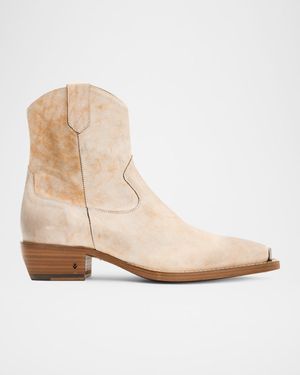 Men's Walker Tipped Leather Western Boots