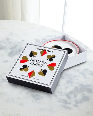 Dealers Choice Canape Plates, Set of 4