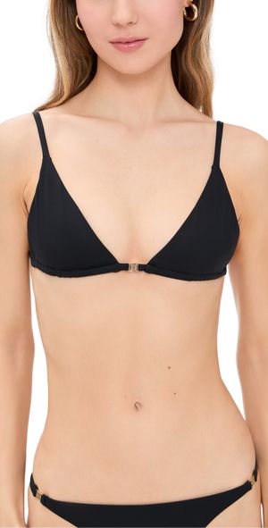 ANINE BING Bellamy Bikini Top Black XL