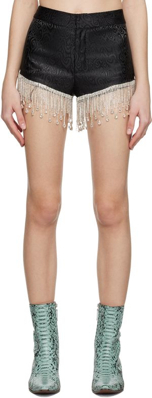 KIM SHUI SSENSE Exclusive Black Cloud Shorts