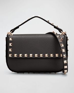Rockstud Top Handle Shoulder Bag