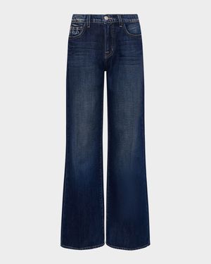 Alicent High-Rise Sneaker Wide-Leg Jeans