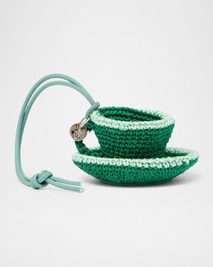 Crochet Teacup Bag Charm