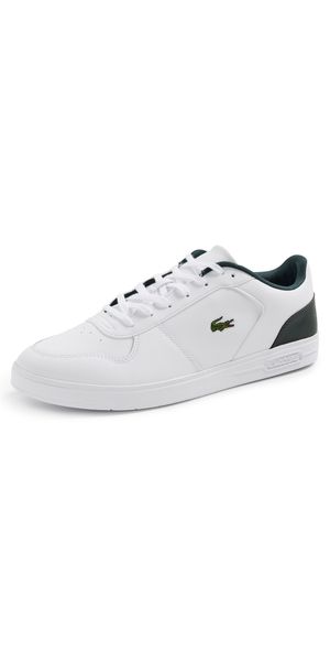 Lacoste Men's T-Base Sneakers White/Dark Green 11