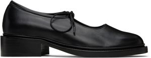 Nicole Saldaña Black Fabiana Ballerina Flats