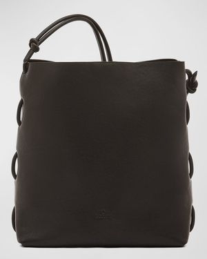 Snodo Knot Leather Shoulder Bag