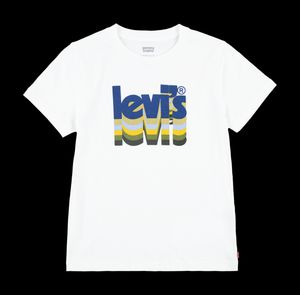 Levi's Kids - Tee-shirt manches courtes en coton - Taille 12A - Blanc