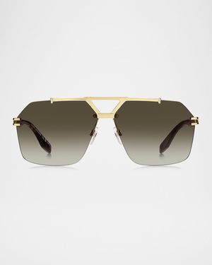 Marc 837S Titanium Rectangular Sunglasses